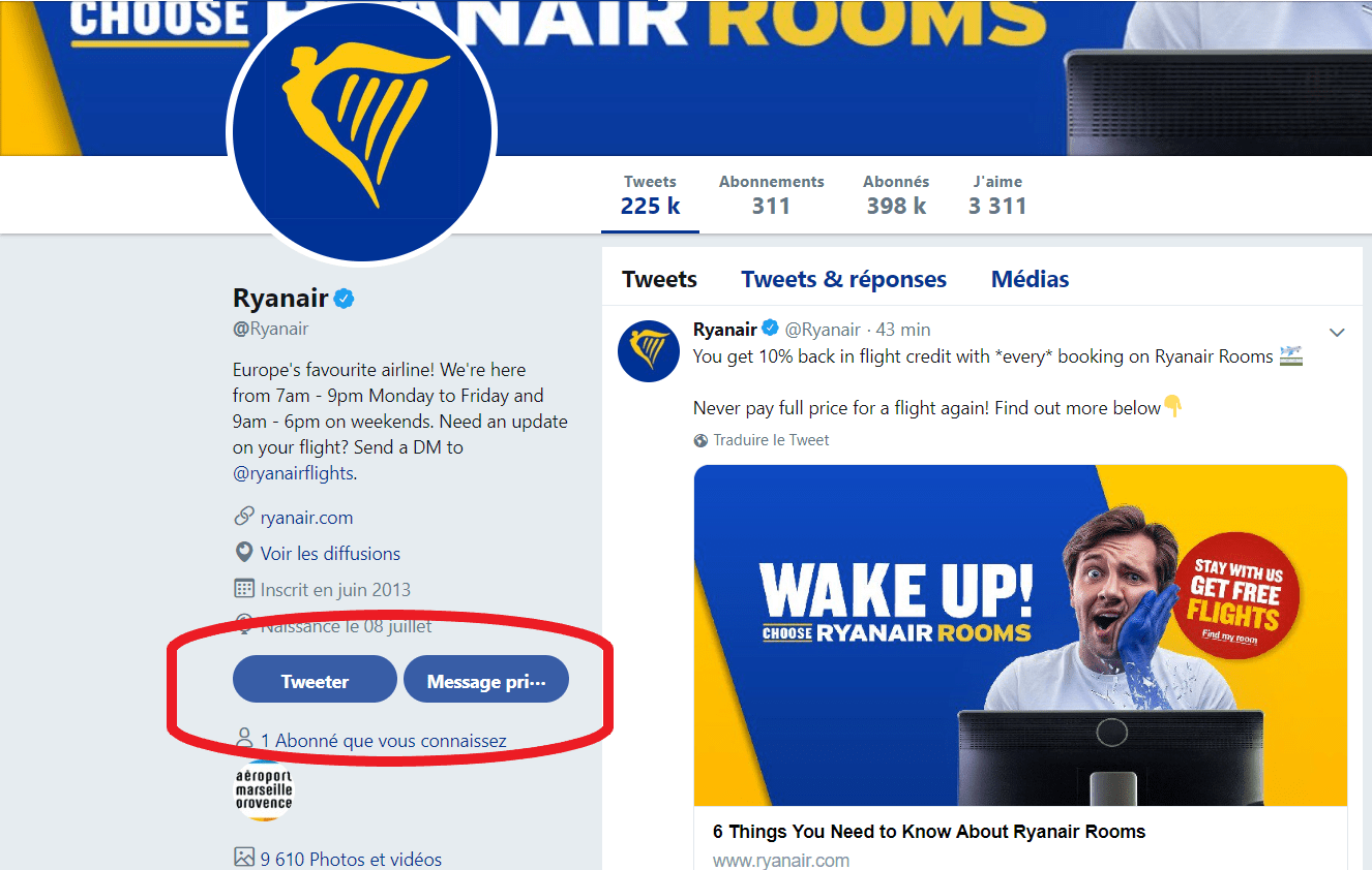 Service client Ryanair contact numéro, adresse mail 118500